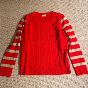 Red wool blend Crewneck sweater